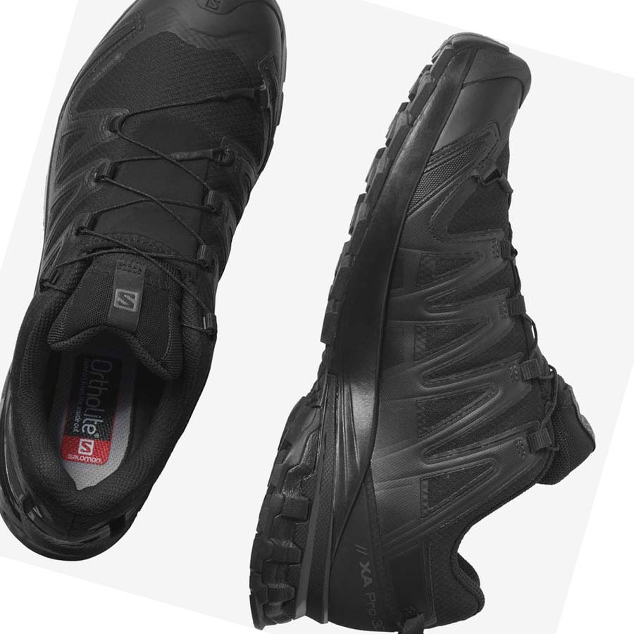 Salomon XA PRO 3D v8 GORE-TEX Trail Futócipő Férfi Fekete | HU 2118OKI